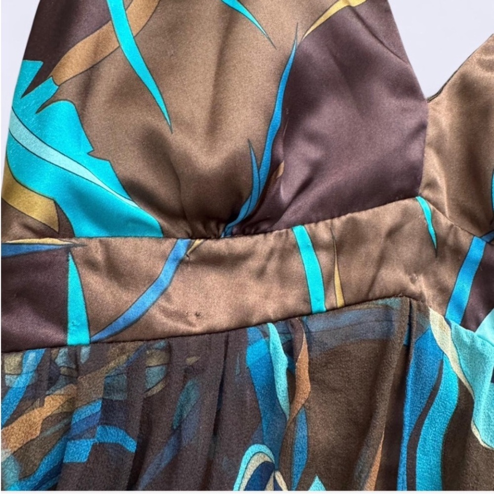 Robbie Bee Silk Halter Dress - Picture 8 of 8